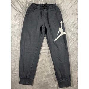 Jordan Fleece Jogger Sweatpants Mens Small/Black/Gym/Big Air Jordan Logo